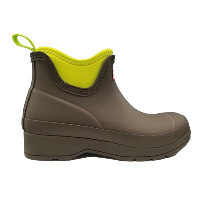 売切り終了！在庫処分特価】HUNTER(ハンター) レディース プレイ ネオプレン チェルシー ブーツ レインシューズ 国内正規商品 レインブーツ 長靴 雨靴 WFS3020RMA-SAG シープ×A.グリーン(24y3m)