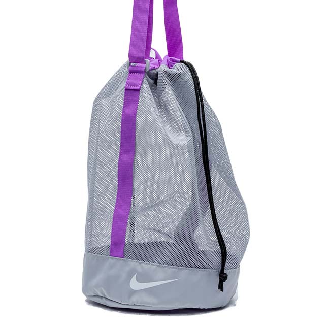 ナイキ(NIKE) 2026 SS ジュニア メッシュショルダープールバッグ 12L ワンショルダータイプ スイムバッグ 水泳 男子 女子 1994046-0018 グレー(26y4m)