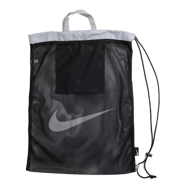 ナイキ(NIKE) 2026 SS ジュニア メッシュワンショルダープールバッグ 16L ナップザックタイプ スイムバッグ 水泳 男子 女子 1994043-0009 ブラック(26y4m)