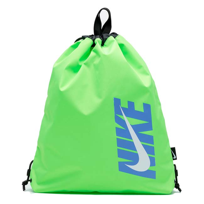 ナイキ(NIKE) 2026 SS ジュニア ドローストリングプールバッグ 10L ナップザックタイプ スイムバッグ 水泳 男子 女子 1994042-0007 グリーン(26y4m)