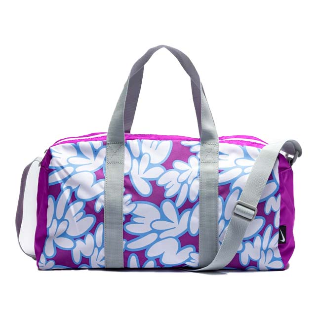 ナイキ(NIKE) 2025 SS ジュニア プリントボストンプールバッグ 17L スイムバッグ 水泳 1994032-012 パープル(25y4m)