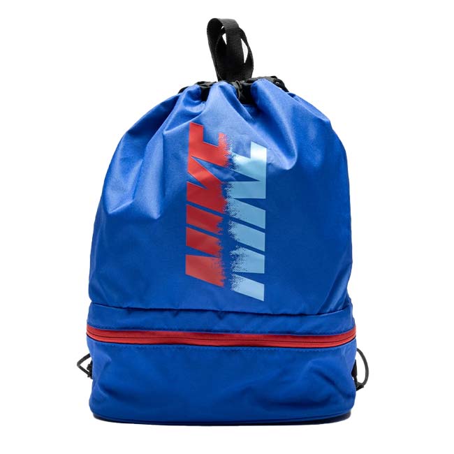 ナイキ(NIKE) 2025 SS ジュニア 2ルームプールバッグ 14L スイムバッグ 水泳 男子 女子 1994030-010 ブルー(25y4m)