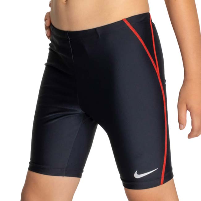 ナイキ(NIKE) 2025 SS ジュニア(ボーイズ) ロングスパッツ 水着 スイムウエア スクール水着 ※ボトムのみ※ 1991102-005 レッド(25y4m)