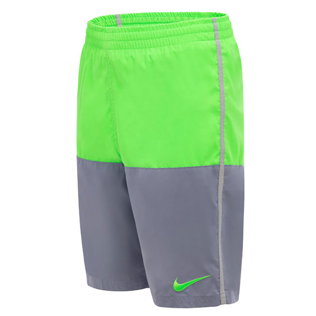 【9,000円以上で8％OFFクーポン】在庫処分特価】ナイキ(NIKE) 2022 SU ジュニア(ボーイズ) ディギスウッシュスプリット 8インチ ボレーショーツ NESSB783 スイムウエア 1991026-07 グリーンストライク(22y6m)