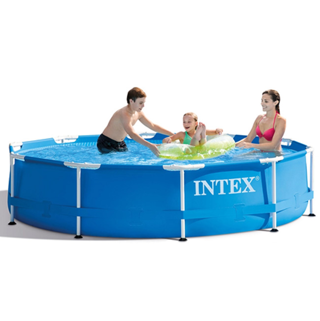 INTEX(インテックス) メタルフレーム プール 10ft×30in 305×76cm 28200-ブルー(22y3m)
