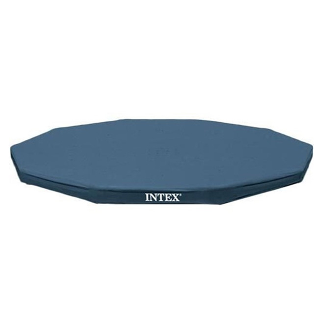 「28200／28206 プール対応」INTEX(インテックス) ラウンド プールカバー 10フィート×10インチ 28030-ネイビー(22y3m)