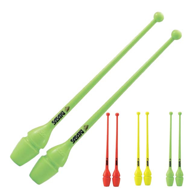 ササキ(SASAKI) ラバークラブ 長さ44cm 鮮やかなネオンカラー F.I.G.(国際体操連盟)認定品 M-34H-F M34HF(24y1m)