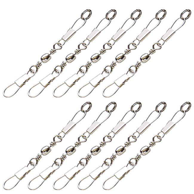 【8日から72時間 8%OFFクーポン】ササキ(SASAKI) スイベル スプリットリング付き 10個入り M-740(21y12m)M740