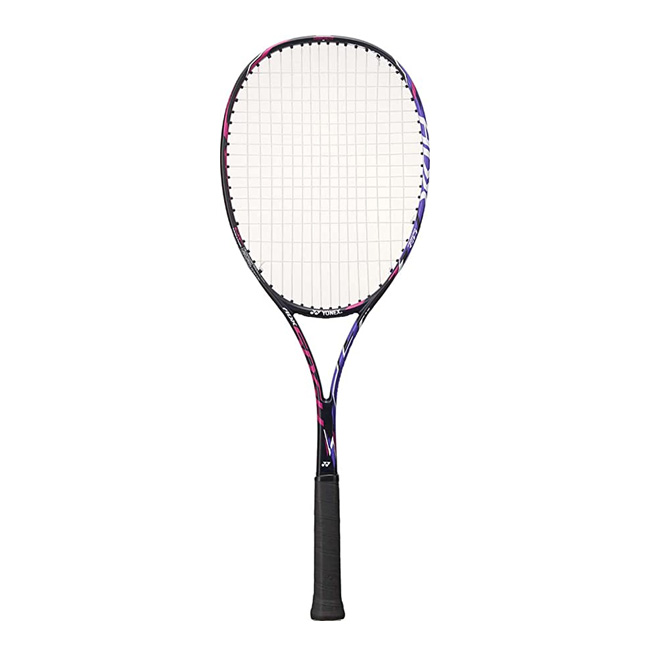 「ソフトテニスはじめの1本」ヨネックス(YONEX) AERODUKE エアロデューク 国内正規品 ソフトテニスラケット ADX50GHG-039 パープル(22y12m)[AC]