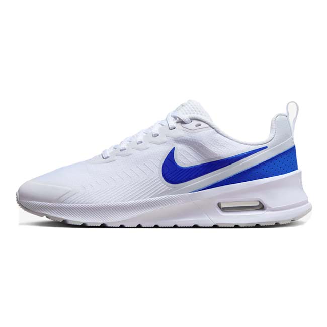 ナイキ(NIKE) 2025 HO メンズ AIR MAX NUAXIS エア マックス ニュアクシス ランニングシューズ FD4329-100 ホワイト×レーサーブルー(25y11m)