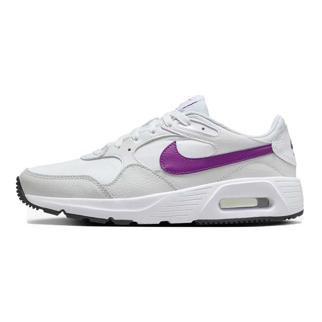 売切り終了！在庫処分特価】ナイキ(NIKE) 2024 HO レディース エア マックス SC ランニングシューズ CW4554-122ホワイト×ホットフューシャ(24y12m)