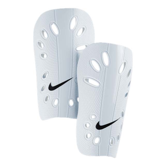 【左右1セット】ナイキ(NIKE) 2025 HO ユニセックス Jガード サッカー用 すねあて シンガード メッシュ収納袋付き SP0040-101 ホワイト×ブラック(25y12m)