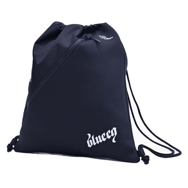 【10％OFFマジッククーポン対象】blueeq(ブルイク) 5R GYM BAG ジムバッグ 巾着タイプ ナップサック BQB00063 ブラック(26y3m)