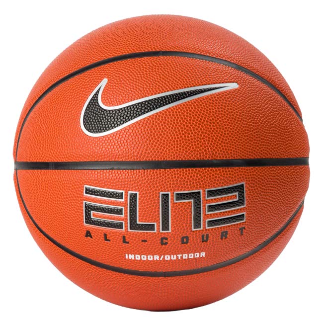 【屋内・屋外兼用】ナイキ(NIKE) Elite All-Court 2.0 エリートオールコート2.0 8P バスケットボール BS3029-855 アンバー×BK×Mシルバー(26y5m)