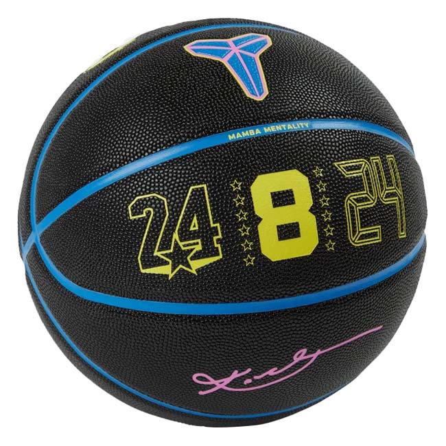 【屋内・屋外兼用】ナイキ(NIKE) Kobe Bryant コービー・ブライアント All-Court オールコート 8P バスケットボール BS2401-058 BK×ライトフォトブルー(26y5m)