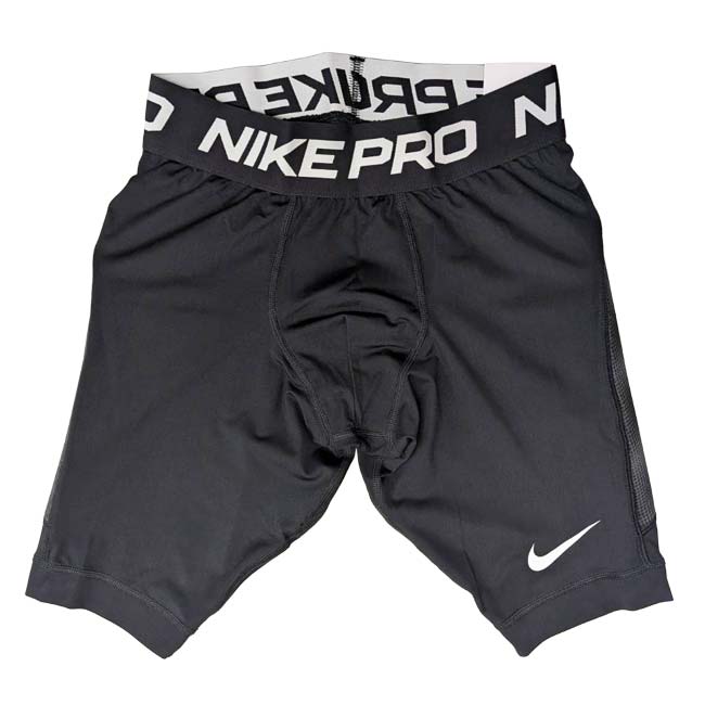 ナイキ(NIKE) メンズ PRO プロ Dri-FIT 10インチ スライダー ショーツ パッド付き プロテクターショーツ JA1219-010 ブラック×ホワイト(26y10m野球)