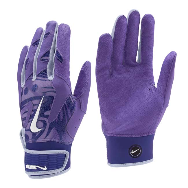 ナイキ(NIKE) ユニセックス Alpha Elite アルファエリート 2.0 バッティンググローブ 両手用 野球 BA1203-561 Aグレープ×DKコンコルド(26y10m)
