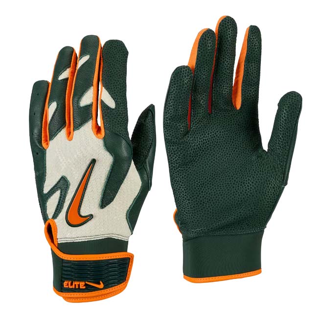 ナイキ(NIKE) ユニセックス Alpha Elite アルファエリート 2.0 バッティンググローブ 両手用 野球 BA1203-178 Cミルク×Pグリーン(26y10m)