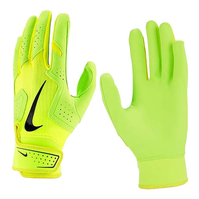 ナイキ(NIKE) ジュニア Alpha 2.0 アルファ2.0 ユース バッティンググローブ 両手用 BA1202-729 ボルトアイス×Sイエロー(26y3m)