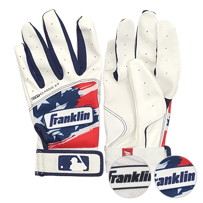 「両手用セット」FRANKLIN(フランクリン) CLASSIC XT クラシックXT バッティンググローブ アダルト 大人用(24y12m)
