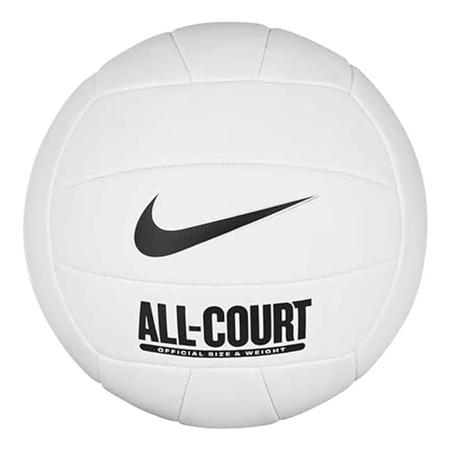 在庫処分特価】ナイキ(NIKE) ALL COURT オールコート バレーボール 5号球 屋内屋外兼用 VB0011-132 ホワイト×ブラック(26y1m)