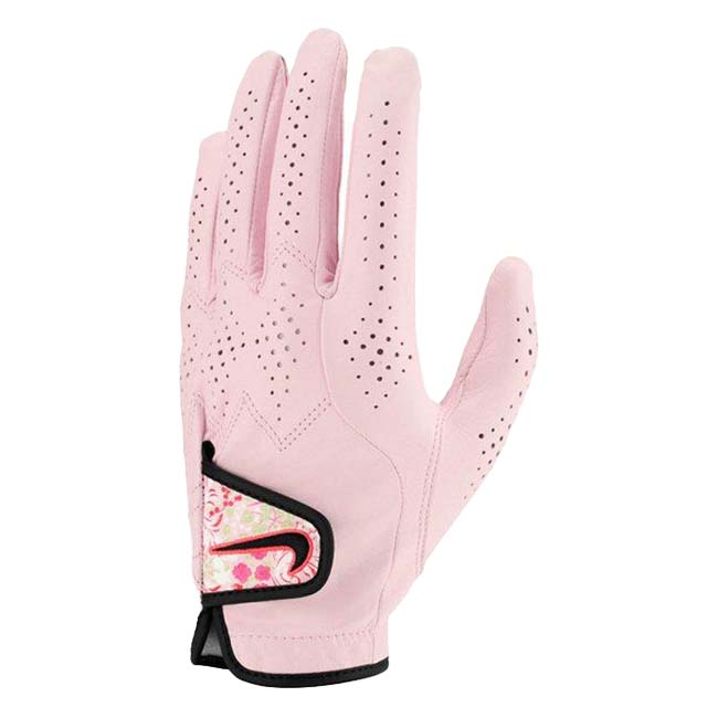 在庫処分特価】【左手用】ナイキ(NIKE) レディース ツアー クラシック IV エナジー ゴルフ用グローブ GF2020-652 ピンクブルーム×ブラック(26y1m)