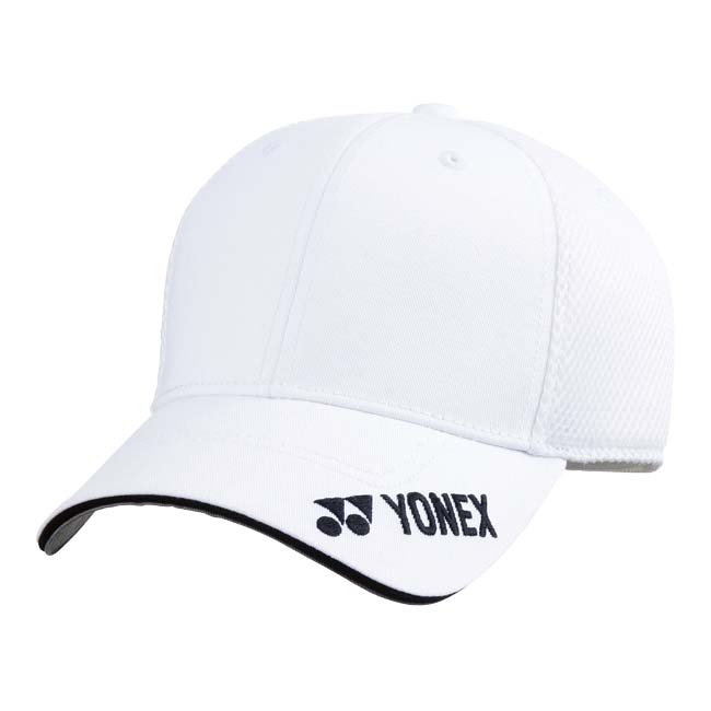 ヨネックス(YONEX) ユニセックス ロゴ立体刺繍入り ゴルフ用 メッシュキャップ GCT093-011 ホワイト(24y5m)