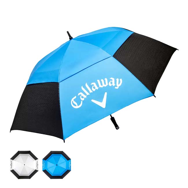 【ゴルフ】キャロウェイ(Callaway) 62インチ ゴルフ傘 157.5cm 自動オープン ベントキャノピー-耐風設計 撥水 日焼け防止 軽量 パラソル QQ コストコ(25y6m)