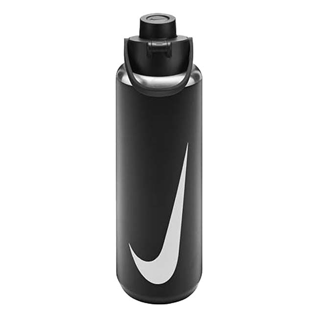 【保冷専用直飲みタイプ】ナイキ(NIKE) ステンレス リチャージ チャグボトル ステンレス製水筒 950ml HY2022-091 ブラック×BK×ホワイト(26y4m)
