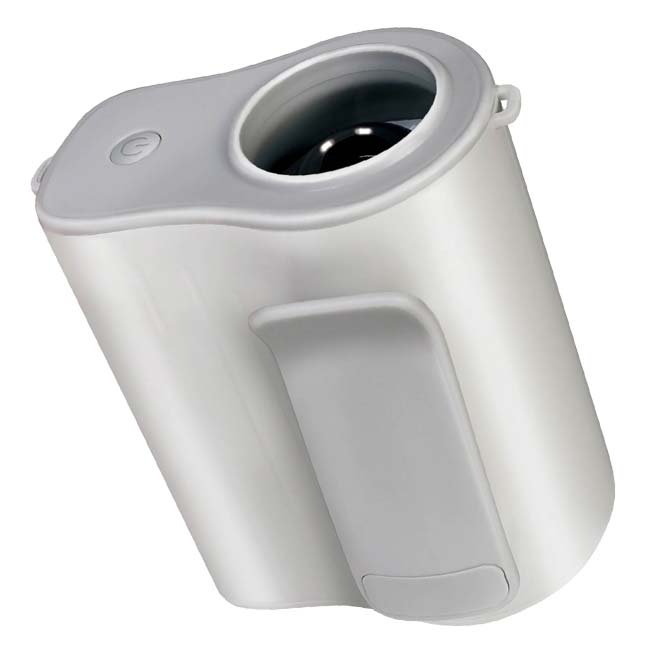 【便利な5WAY仕様】ハック(HAC) ハイパワークリップファン クリップ＆ストラップ付き USB充電式 風量100段階 HAC5180A ホワイト(26y3m)