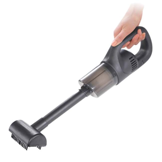 「どこでもクリーン」ハック(HAC) USB充電式 6WAYクリーナー コードレス ハンディクリーナー 3種類のノズル付属 HAC4056A-ブラック(24y3m)