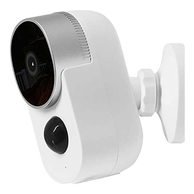 在庫処分特価】「便利な防犯機能が充実」HAC(ハック) Wi-Fi 防犯スマートカメラ 充電式 HAC2-0381A-ホワイト(23y2m)