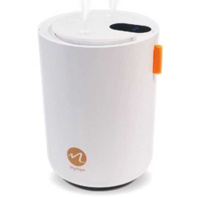 在庫処分特価】「ダブル噴射で強力加湿」HAC(ハック) Mystique 超音波加湿器 Twin Mist ツインミスト 静音設計 HAC2946A-ホワイト(21y10m)