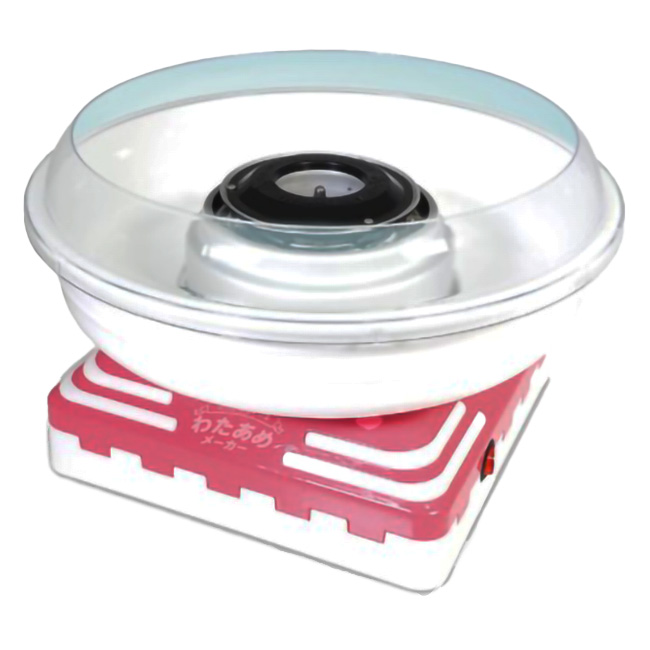 「おうちで簡単に飴から作れる！」HAC(ハック) あめから作れる わたあめメーカー わたあめ製造機 HAC3343A-ピンク(22y11m)