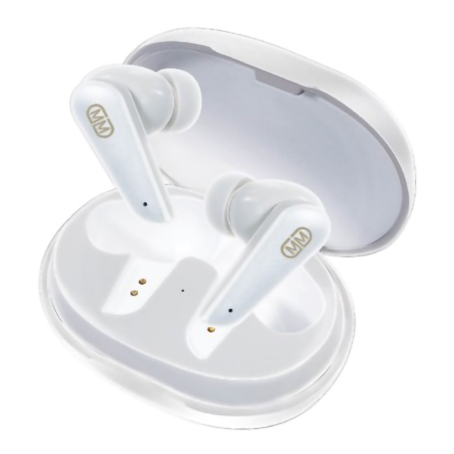 「ノイズキャンセリング機能&外部音取り込み機能搭載」HAC(ハック) ワイヤレスイヤフォン GLOSSY グロシィ HAC3057A-ホワイト(22y11m)