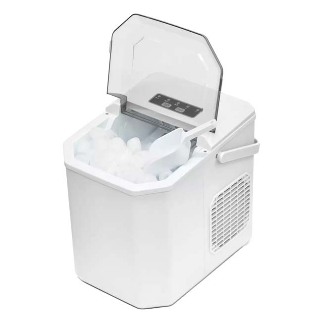 【最短6分で出来上がり！】VERSOS(ベルソス) hi-be ハイビー 高速製氷機 家庭用 アイスメーカー 簡単操作 QQ コストコ VS-HI04BE ホワイト(26y4m)