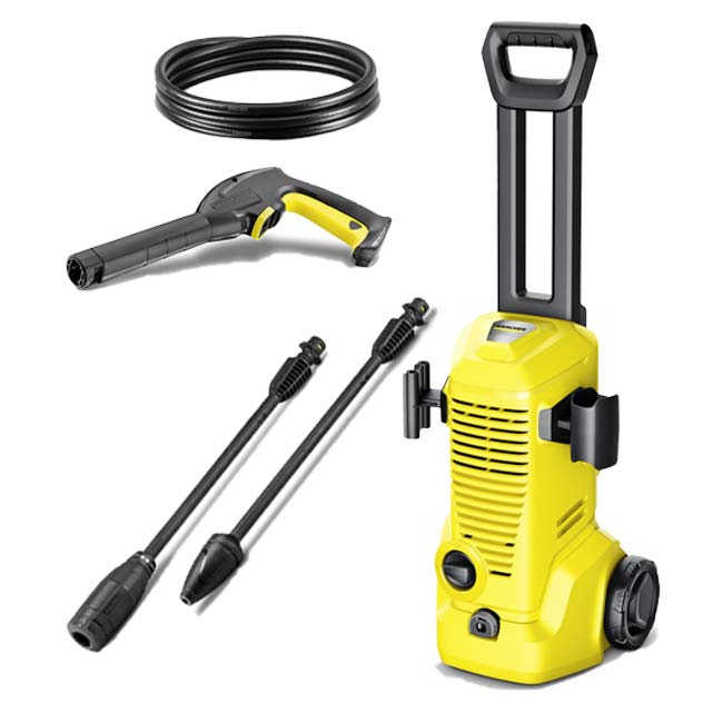 【洗車・大掃除に】ケルヒャー(Karcher) 家庭用高圧洗浄機 K2 Upright アップライト 小型 スリム 軽量設計 QQ コストコ 1.602-517.0 イエロー(25y11m)