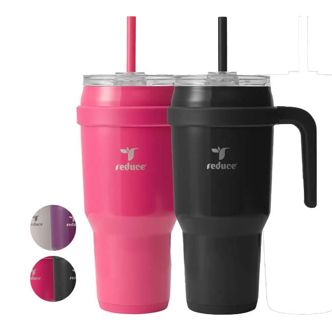 【色違い2個セット】リデュース(Reduce) Cold1 コールド1 ステンレスマグ 1.18L(40oz) 保冷専用 携帯用魔法瓶 3Way仕様 QQ コストコ 1630868(25y10m)