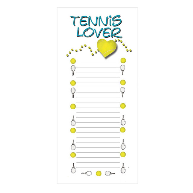 テニス ラバー ノートパッド Tennis Lover Notepad 50シート T959(21y7m)