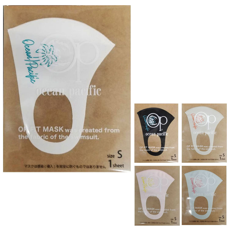 売切り終了！超特価】Ocean Pacific(オーシャンパシフィック) ユニセックス 繰り返し洗えるロゴマスク UVカット ロゴ筆記体タイプ 990-512(20y12m)