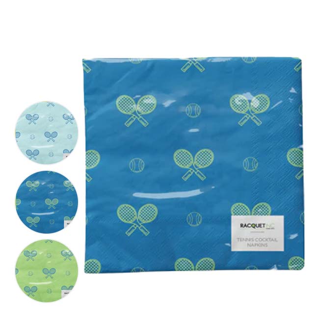 RACQUET INC(ラケットインク) カクテルナプキン テニス柄 20枚入り RITG196／RITG197(24y1m)