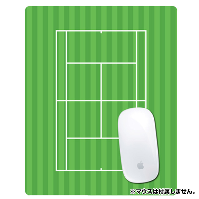 「プレゼントにぴったり♪」RACQUET INC(ラケットインク) テニスコート マウスパッド 1枚入 グラスコート RITG161(22y2m)