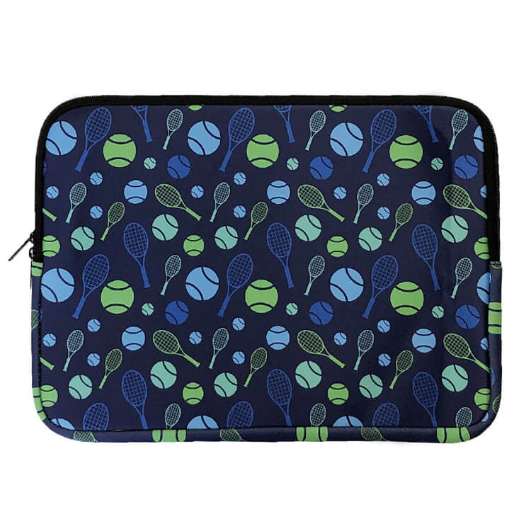 在庫処分特価】プレゼントにぴったり♪ RACQUET INC(ラケットインク) テニス柄 ノートパソコン・タブレット用ケース RITG21 スリーブバッグ ポーチ 13-15インチ対応(21y10m)