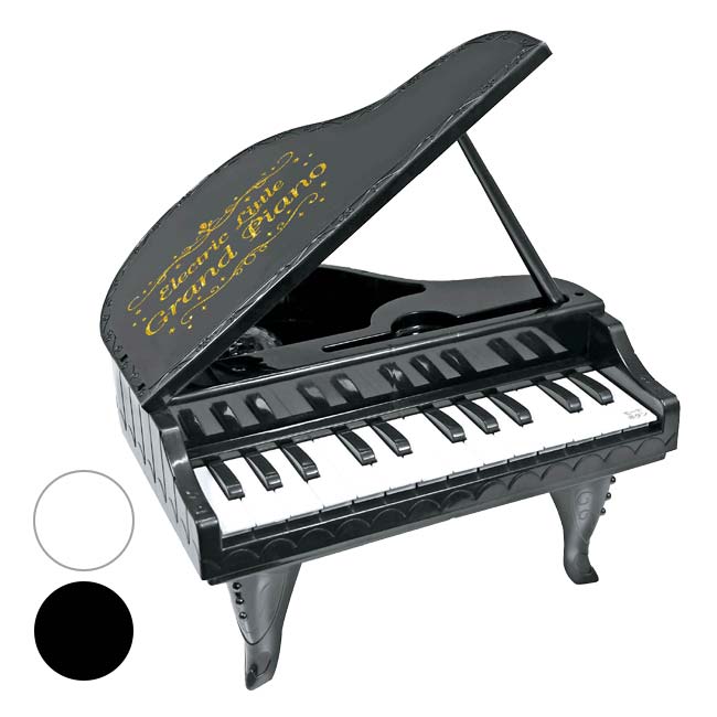 【天板が開く！本格スタイルのミニピアノ】ハック(HAC) エレクトリックリトルグランドピアノ ミニピアノ LEDライト点灯 デモ演奏モード付き HAC5085(26y3m)