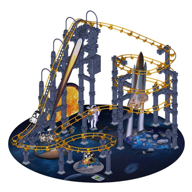 在庫処分特価】「銀河の冒険にGO！」ラーニングジャーニー(The Learning Journey) TECHNO TRAX コースターマニア ギャラクティックアドベンチャー QQ コストコ 669558(24y9m)