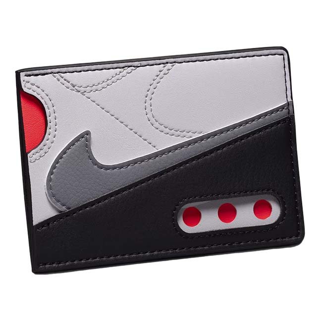 ナイキ(NIKE) 2025 SP ユニセックス Icon Air Max 90 アイコン エアマックス90 カードウォレット カードケース N1009740-068 ブラック×グレー×レッド(25y5m)