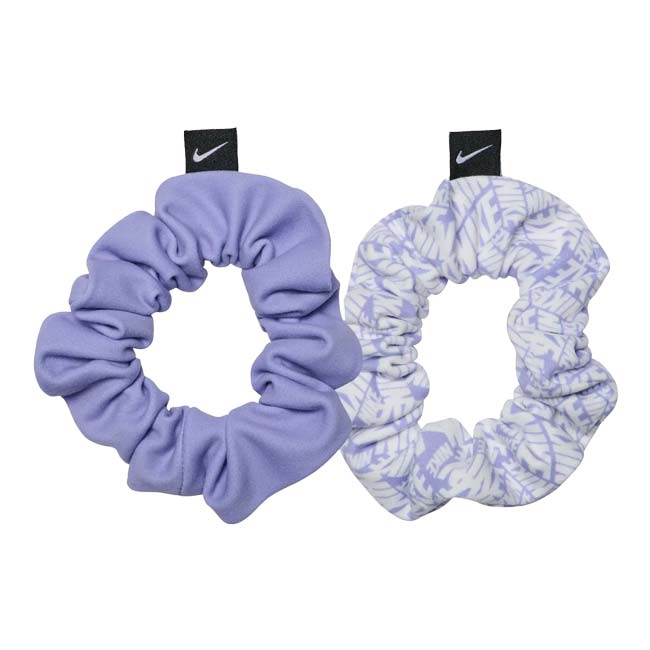 ナイキ(NIKE) Dri-FIT ギャザーヘアタイ 3.0 2個セット シュシュ ヘアゴム BN2103-554リラクアイス×ホワイト(25y4m)