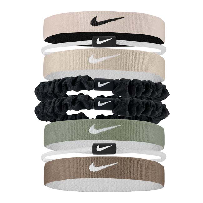 ナイキ(NIKE) FLEX フレックス クラシック ミックス ヘアタイ ヘアゴム 8本組 BN2086-631 LSピンク×WH×BK(25y4m)