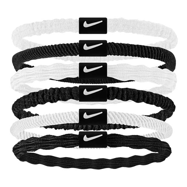 ナイキ(NIKE) FLEX フレックス ヘアタイ ヘアゴム 6本組 BN2085-152ホワイト×ブラック(25y4m)