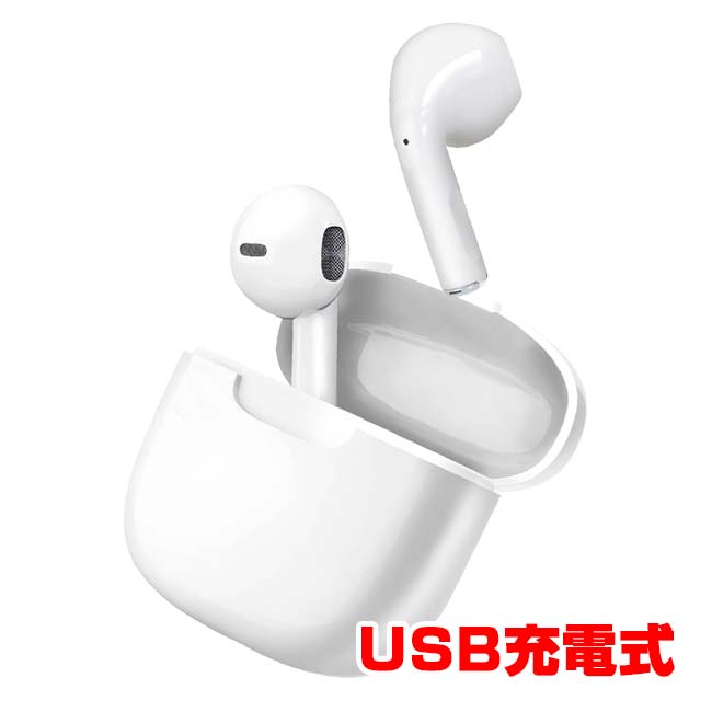 ハック(HAC) ワイヤレスイヤフォン NANO SNOW ナノスノウ ワイヤレス タッチ操作 通話機能 USB充電式 HAC4433A(N) ホワイト(26y10m)【LI電含】